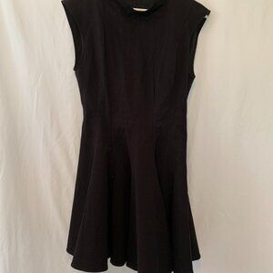 Zara Black Sleeveless Fit & Flare Dress – Size M